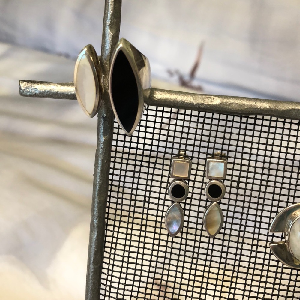 SALE! Beautiful Ring & Earring Set - Sterling